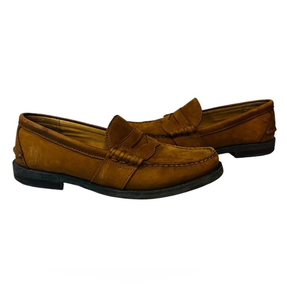 Ralph Lauren Tan Suede Kennith Slip On Loafers Size 8.5D - Picture 1 of 10